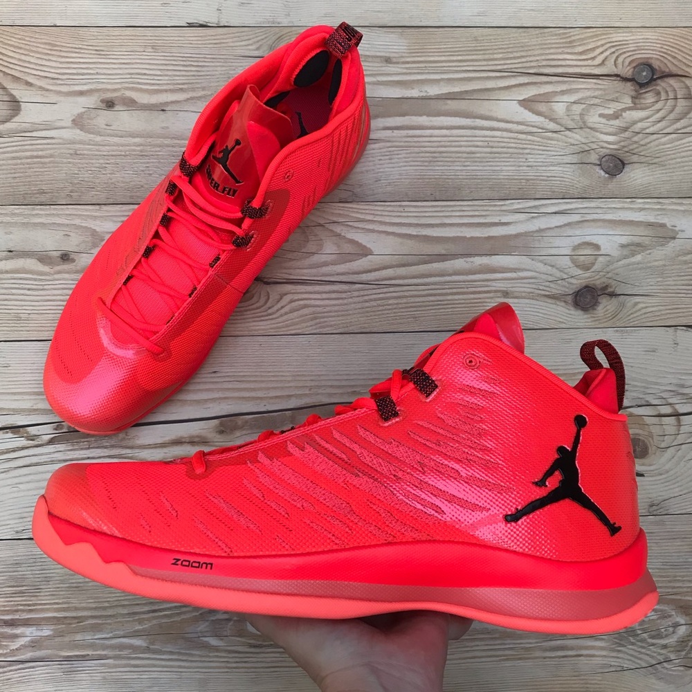 Jordan Super.Fly 5 Infrared 23 Mango Men’s Size 17